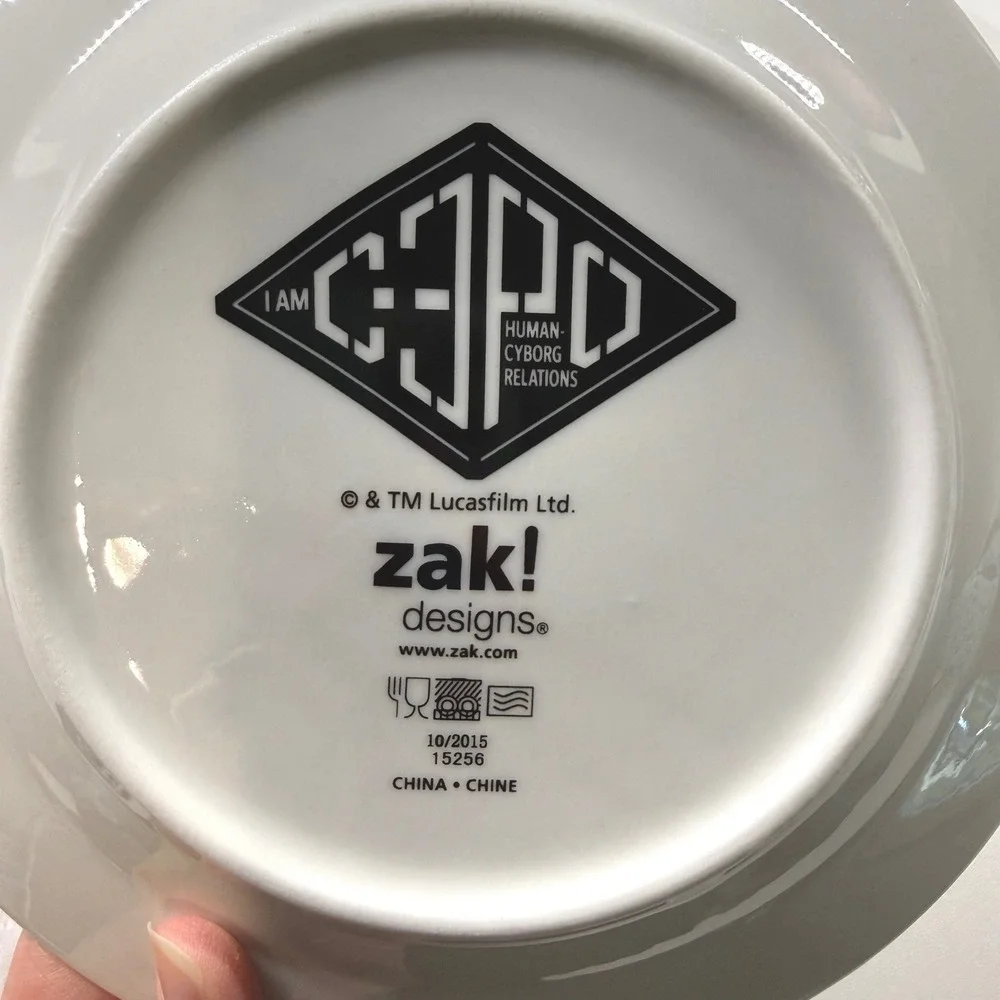STAR WARS Zak Designs 6pc Plate Bowl Set Darth Vader Stormtrooper C-3PO Obi-Wan